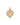 Colgante Nazarí corazón pequeño diamantes, oro