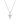 Cruz Luce diamantes, oro blanco