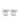 Gemelos botón, plata