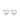 Pendientes Mini Heart diamantes, oro blanco