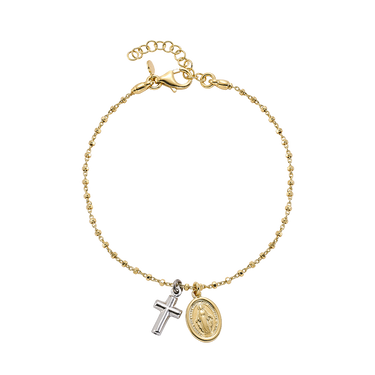 Pulsera Ruah, plata dorada