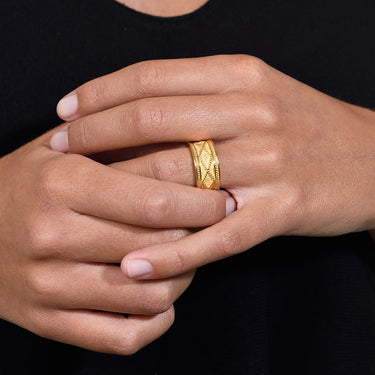Anillo Rombo Mini oro amarillo