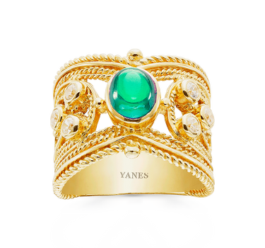 Anillo Generalife esmeralda, oro