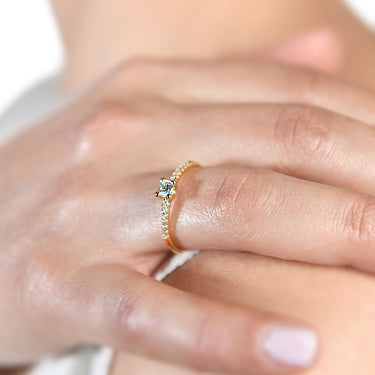 Anillo Margherita diamantes, oro