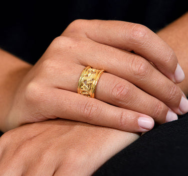 Anillo Albayzín Slim, oro