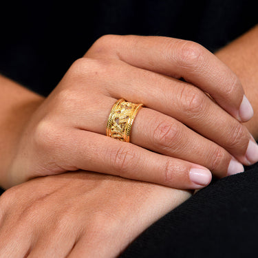 Anillo Albayzín Slim, oro