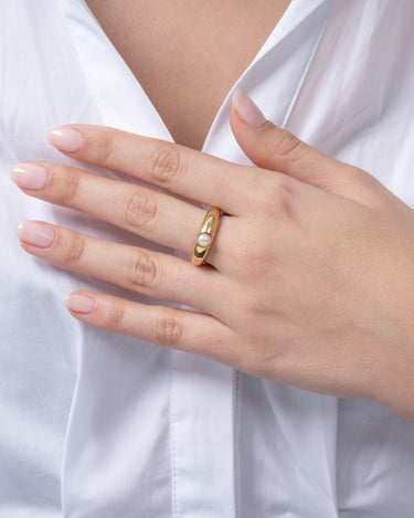 Anillo Altea, plata dorada