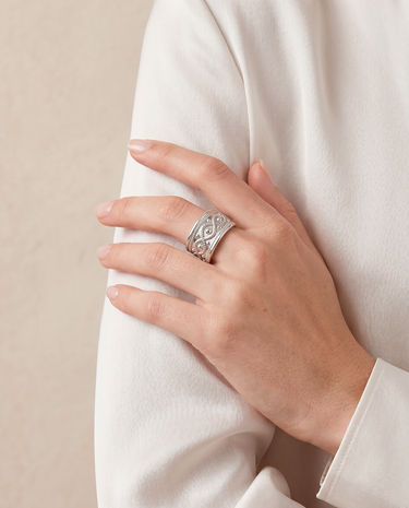 Anillo Beatrice, plata
