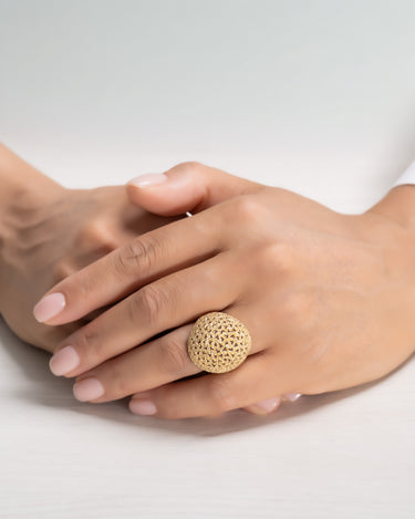 Anillo Bolshoi, plata dorada