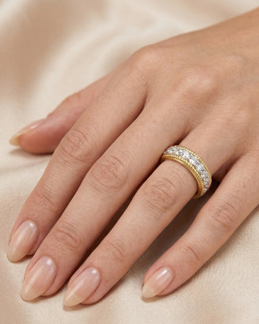 Anillo Califato Maxi diamantes, oro