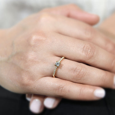 Anillo Constanza diamantes, oro