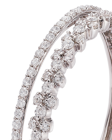 Anillo Gina, oro blanco
