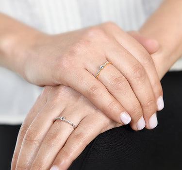 Anillo Giovanna diamantes, oro