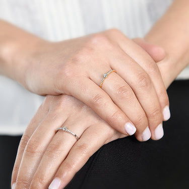 Anillo Giovanna diamantes, oro