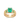 Anillo Guadiana esmeralda, oro