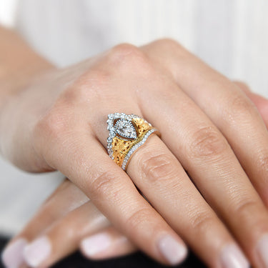 Anillo Imperial Toledo diamantes, oro