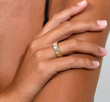 Anillo Infanta diamantes, oro