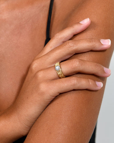Anillo Infanta diamantes, oro