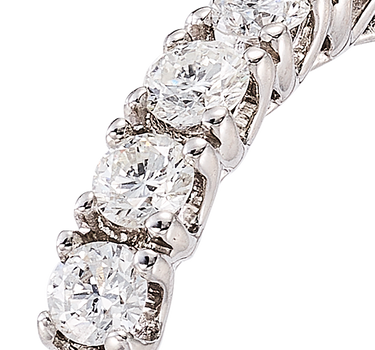 Anillo Kelly diamantes 0,45 ct, oro blanco