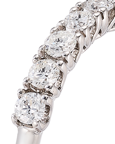 Anillo Kelly diamantes 0,45 ct, oro blanco