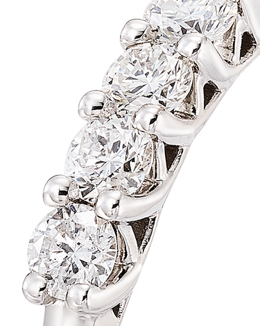 Anillo Kelly diamantes 0,75 ct, oro blanco