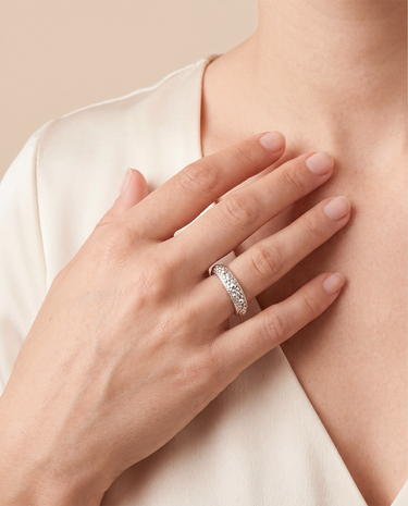 Mencía ring, silver