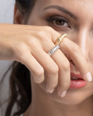Anillo Met mini, plata