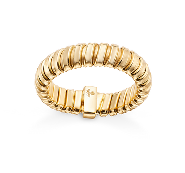 Anillo Met mini, plata dorada