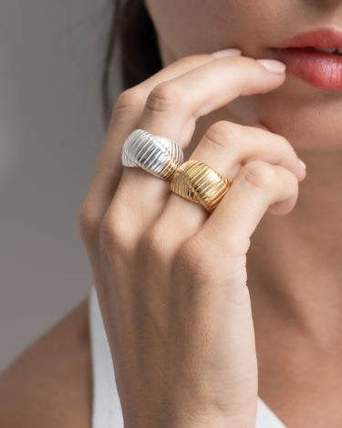 Anillo Met, plata