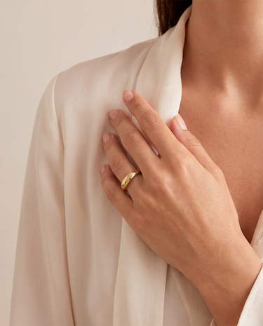 Anillo Smooth, oro 9K