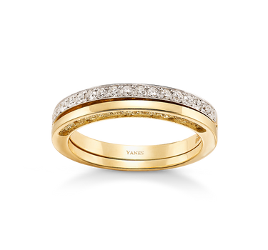 Anillo Te Amo diamantes, oro