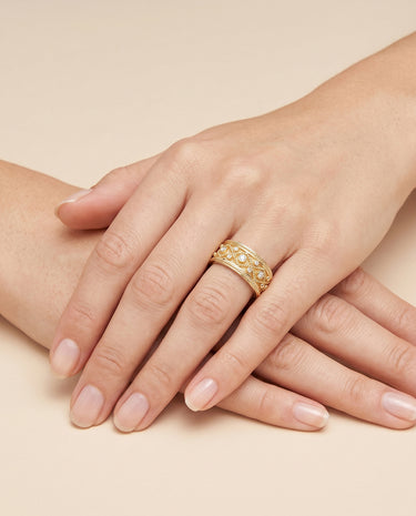 Anillo Timbal diamantes, oro