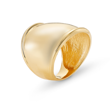 Anillo Wish, plata dorada