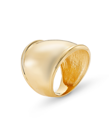 Anillo Wish, plata dorada