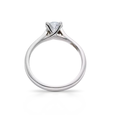Anillo solitario diamante 0,50 ct. Martha, oro blanco