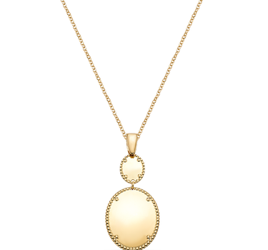 Colgante Abrás, plata dorada