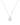 Bambina pendant diamonds, white gold