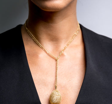 Colgante Bolshoi, plata dorada