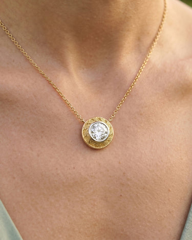 Colgante Bouquet diamante, oro