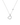 Colgante Chiara diamantes, oro blanco