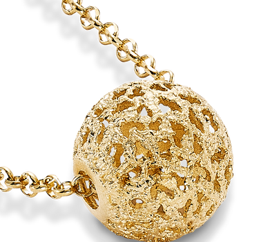 Colgante Cui, plata dorada