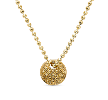 Colgante Jimena, plata dorada
