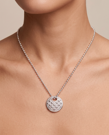 Jimena pendant, silver