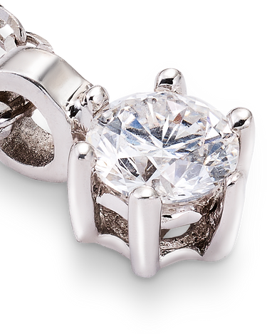 Colgante Kaia diamantes 0,10 ct, oro blanco