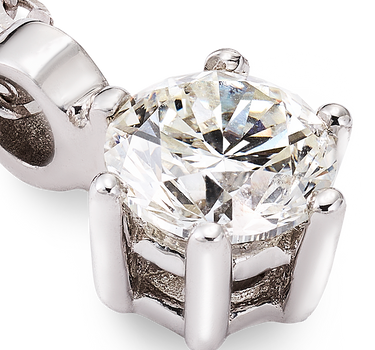 Colgante Kaia diamantes 0,20 ct, oro blanco