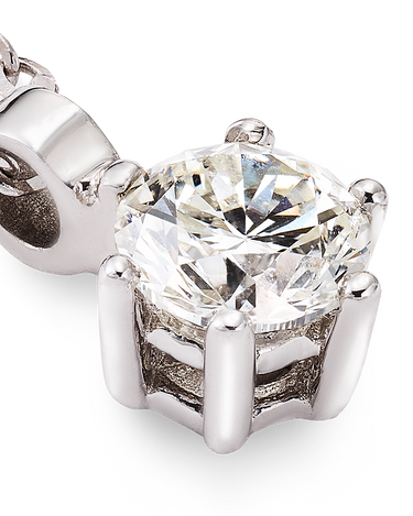Colgante Kaia diamantes 0,20 ct, oro blanco