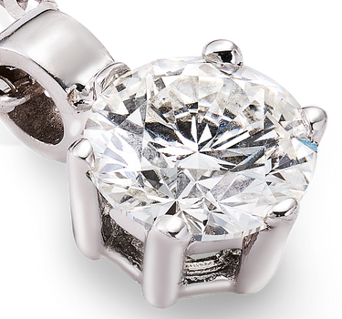 Colgante Kaia diamantes 0,30 ct, oro blanco