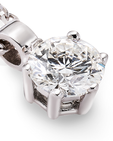 Colgante Kaia diamantes 0,30 ct, oro blanco
