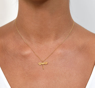 Colgante Libelula, oro