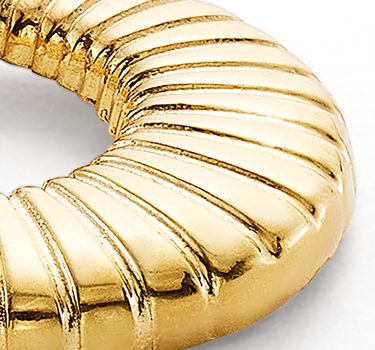 Colgante Met mini, plata dorada